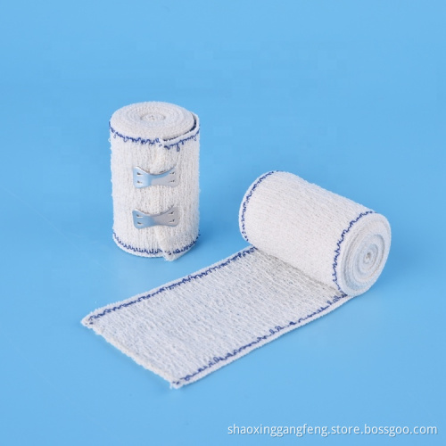 Vêtements de plaie de la peau Bandage de crêpe élastique élastique